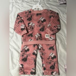 Pink Minnie Mouse Outfit 24 months